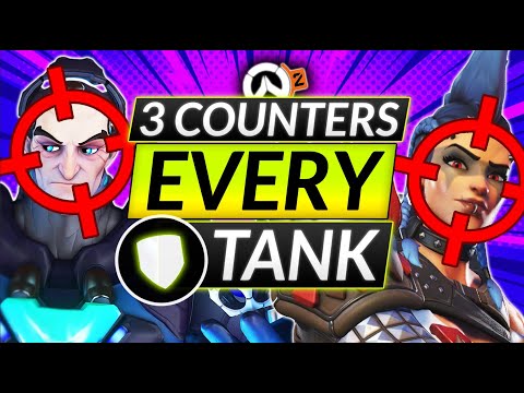 3 COUNTER PICKS, EVERY TANK HERO (All Roles!) - Overwatch 2 Meta Guide (Season 10)