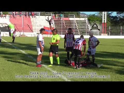Tiro Federal y Gimnasia 1 - San Lorenzo 0  (TRFA 2020) - fecha 1 (zona 5 centro)