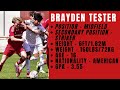 Brayden Tester Highlights By Skill 