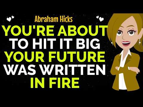 You're About To Hit It Big Your Future Was WrittenIn Fire✨✅Abraham Hicks 2026