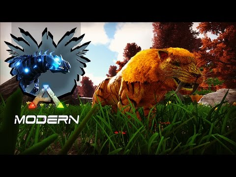 ARK Mods Volcano T3EP24 - Domei um Alpha Sabertooth