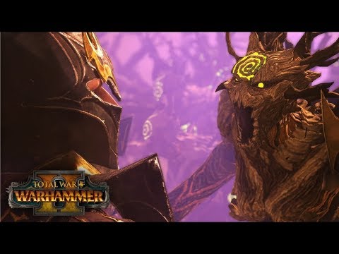 DARK ELVES VS WOODEN ELVES THE OAK OF AGES MASSACRE(Total war Warhammer 2 Battle)