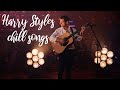 chill harry styles songs || to study, work, sleep or relax + background rain sound