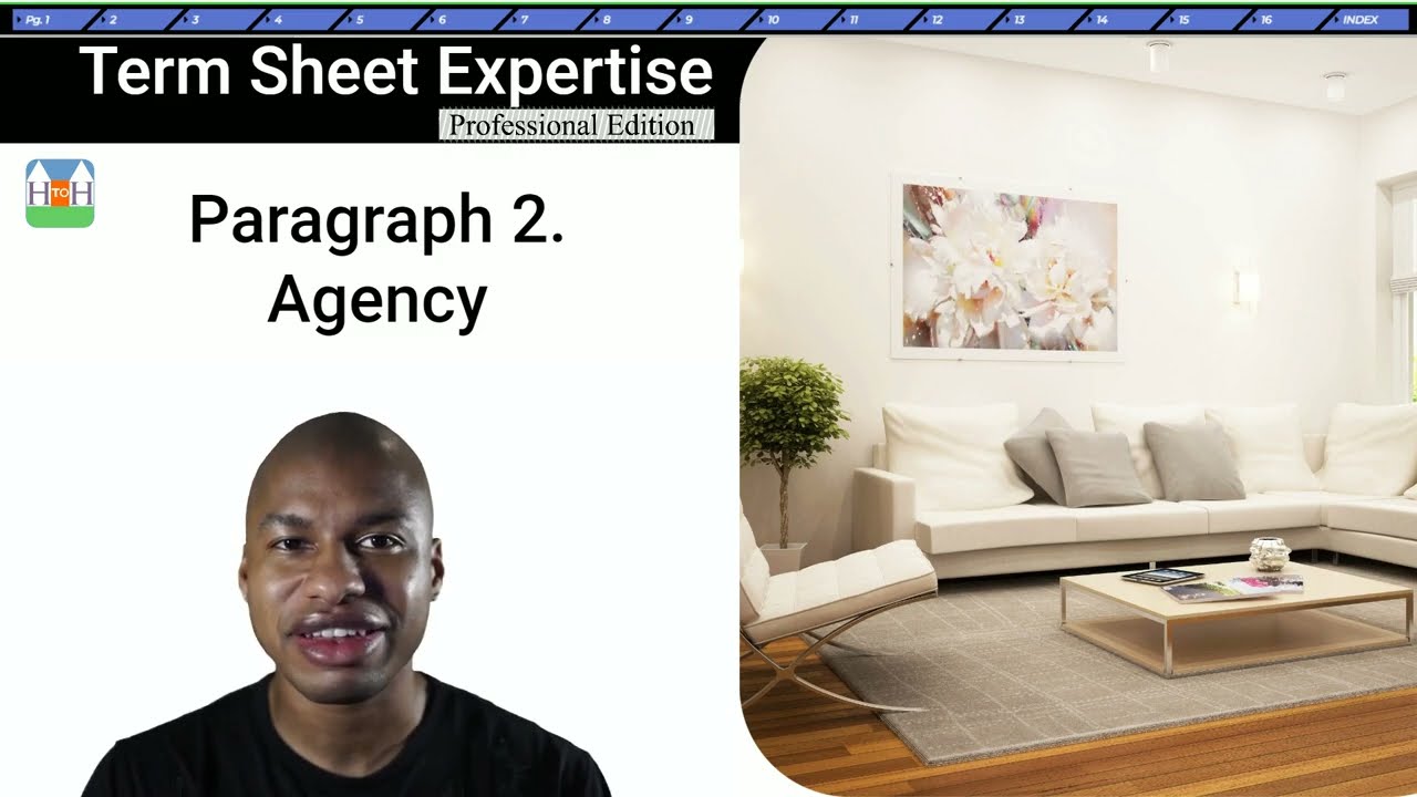 Agency: Residential Purchase Agreement, Paragraph 2 