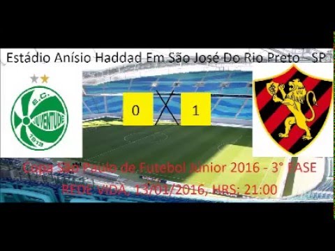 Copa São Paulo de Futebol 2016 Juventude Rs 0 x 1 Sport Recife Pe
