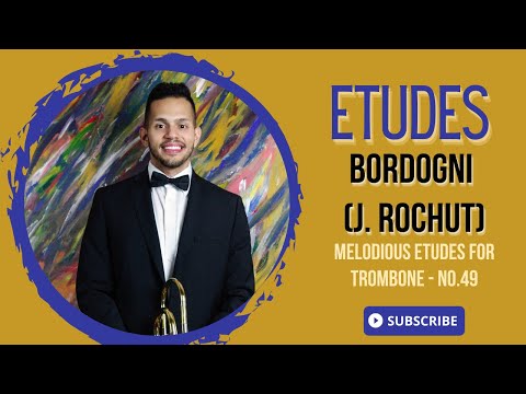 Bordogni (J. Rochut) - Melodious Etudes for Trombone - No.49 | Felipe Brito, trombone
