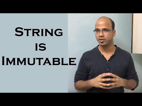 9 9 String is Immutable