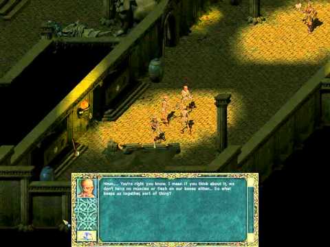 Divine Divinity skeletons having a philosophical conversation