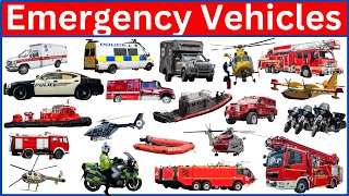 Emergency Vehicles | Learn Names of Emergency Vehicles