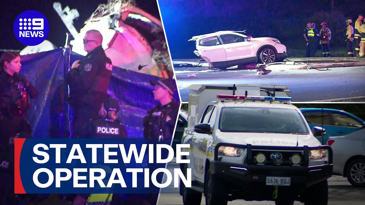 Police operation launched following influx in road fatalities | 9 News Australia