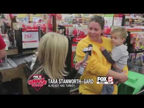 FOX5 Surprise Squad - Turkey Day Surprise