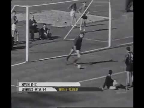 يوفنتوس 9-1 إنتر ميلان - موسم 1960/61 - السداسية التاريخية للأسطورة عمر سيفوري