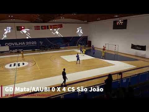 GD Mata/AAUBI 𝟯-𝟴 CS São João (Juniores, 2ª Fase CN II Divisão FPF)