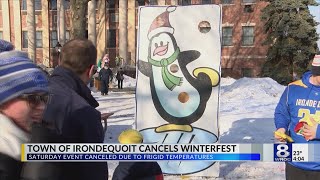 Irondequoit cancels Winterfest due to extreme weather