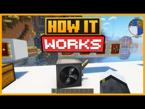 🟨 HOW the MOB FAN - MOB GRINDING UTILS MOD WORKS in MINECRAFT