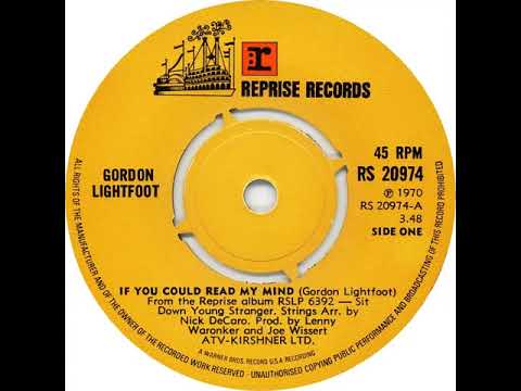 UK New Entry 1971 (106) Gordon Lightfoot - If You Could Read My Mind