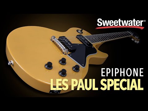 Epiphone Les Paul Special Electric Guitar   TV Yellow   Sweetwater