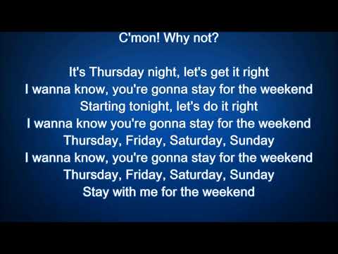 Pet Shop Boys Feat Example - Thursday (Lyric Video)