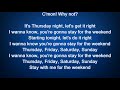 Pet Shop Boys Feat Example - Thursday (Lyric Video) - Chris Neville Pet Shop Boys Feat Example - Thursday (Lyric Video)