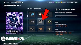 88 SPEED SAQUON BARKLEY CREATION! BEST RB IN MADDEN 26! (Glitchy) Madden 26 Ultimate Team