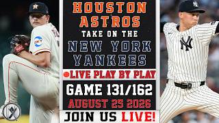 🔴 LIVE Astros vs Yankees | Ethan Pecko vs Will Warren | PLAY-BY-PLAY