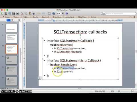 Selecting Data From Web Sql Sqlite Table Using Javascript Tutorial