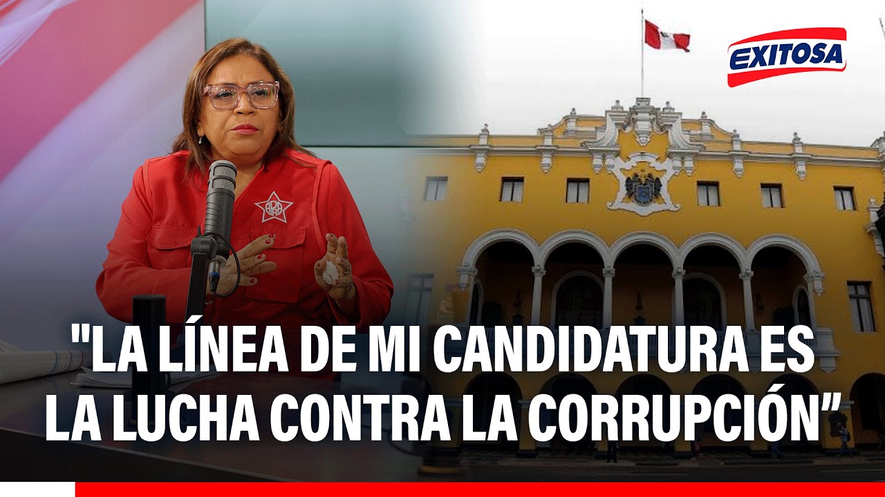 🔴🔵 Mónica Yaya, señaló que la lucha contra la corrupción será uno de los principales ejes