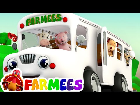 The Wheels On The Bus | Songs for Children Compilation | Kids Songs by Farmees Video