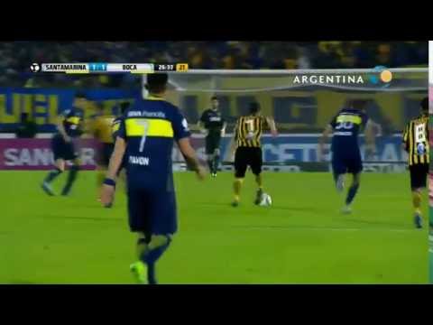 Golazo de Martin Michel - Boca Juniors 1 x 1 Santamarina T - Copa Argentina