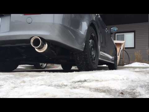 Injen SES 1838 exhaust on 2016 Mitsubishi Lancer ES 2.0L cold start