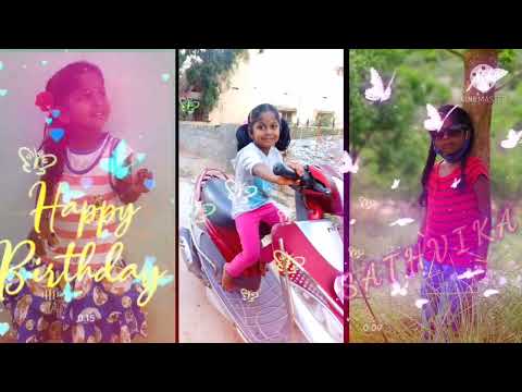 SATHVIKA birthday special video