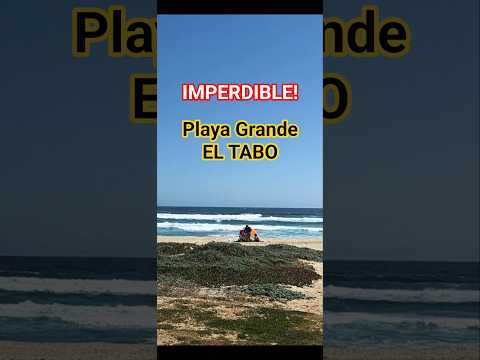 PLAYA GRANDE EL TABO!, Litoral de Los Poetas #chile #turismochile #playa
