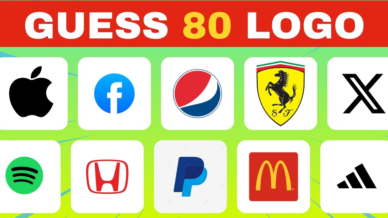 Guess The Logo | Can You Identify These Famous Brands?