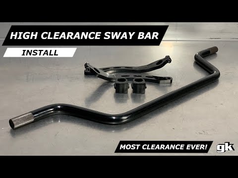 Gktech S -Chassis High Clearance Adjustable Swaybar - Install