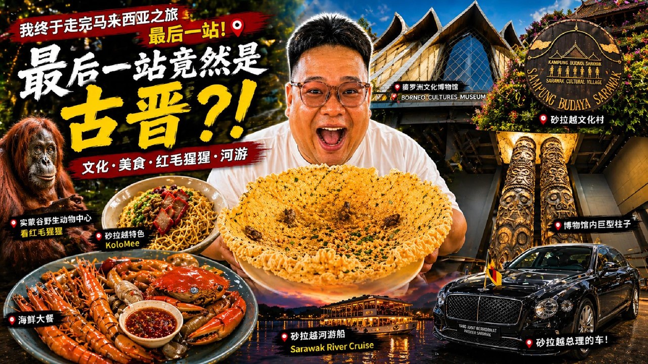 51🇲🇾我终于走完整个马来西亚😭最后一站在古晋！美食+景点真实体验🔥I Finally Completed My Malaysia Journey 🇲🇾 | Last Stop: Kuching🐱