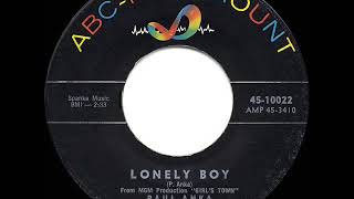 1959 HITS ARCHIVE: Lonely Boy - Paul Anka (a #1 record)