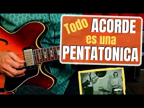 Una ESCALA, una POSICIÓN, ¡infinitas POSIBILIDADES! Todo acorde acorde es una pentatónica menor