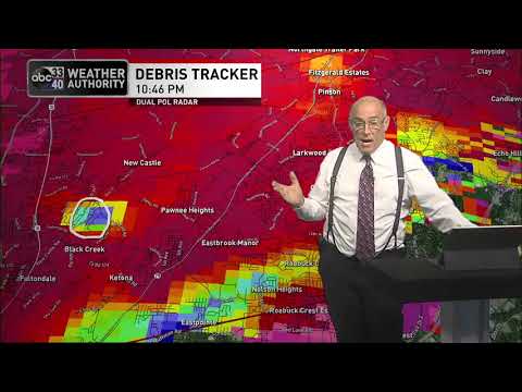 January 25-26, 2021 Live Tornado Coverage - ABC 33/40