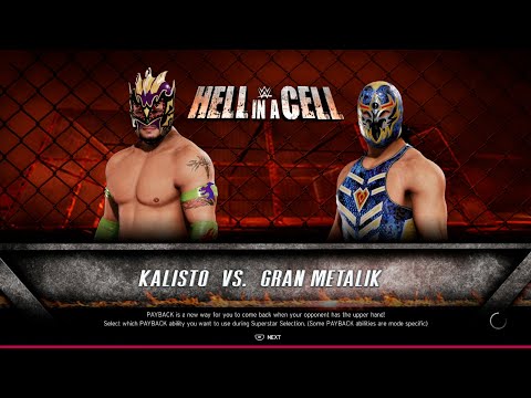 WWE 2K20 - Kalisto VS Gran Metalik (ONE ON ONE)