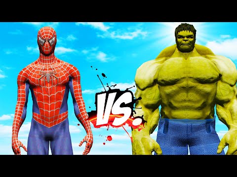 BIG HULK VS SPIDERMAN - THE INCREDIBLE HULK VS SPIDER-MAN (2002) - EPIC SUPERHEROES WAR