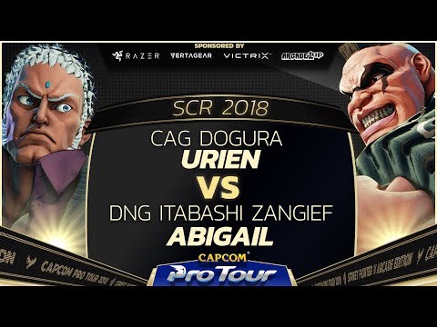 CAG Dogura (Urien) vs. DNG Itabashi Zangief (Abigail) - SCR 2018 Day 2 Pools - SFV - CPT 2018