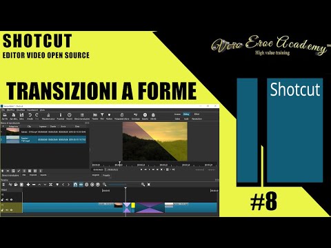 SHOTCUT TUTORIAL ITALIANO - LEZIONE 8 - TRANSIZIONI A FORME