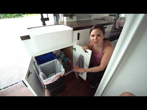 VAN TOUR + CONVERSION COST Self converted 170 WB Sprinter with a full bathroom!