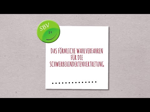 SBV Wahl 2026: Das förmliche Wahlverfahren bei der Wahl der Schwerbehindertenvertretung