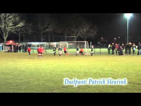 Doelpunt FAME-E tegen s.v. 't Harde E1