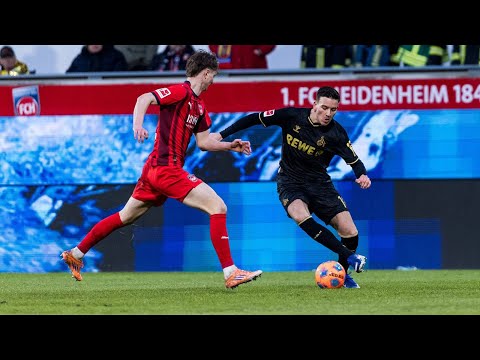 1. FC Heidenheim - 1. FC Köln 2:2 (2:1). Another draw for FC Köln! Kaminski & Ache (3x) squander it.