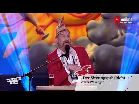 Der Sitzungspräsident "Volker Weininger" (Düsseldorf Helau 2023)