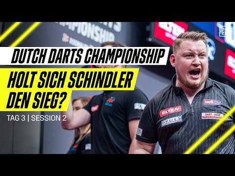 Sichert sich Schindler den Sieg? Dutch Darts Championship: Tag 3 - Session 2 | DAZN