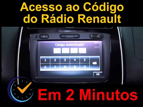 Vídeo: Gerador Código Rádio Renault: perguntas e respostas