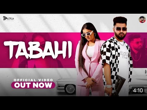 TABAHI ( OFFICIAL VIDEO ) candy Sheoran ! yachi Dhounchak ! Khuushi ! New haryanvi song 2023